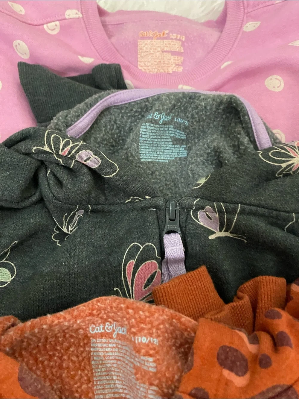 Lot of girls size 10/12 sweatshirts